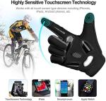 Bikingmoreok Touchscreen Full Finger Cycling Gloves