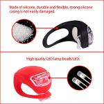 8-Pack Waterproof LED Bike Light Set