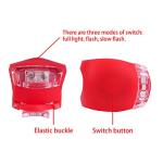 8-Pack Waterproof LED Bike Light Set