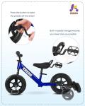 KRIDDO 2-in-1 Kids Tricycle & Balance Bike