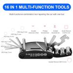 Bynccea Portable Bike Tire Repair Tool Kit