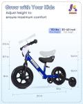 KRIDDO 2-in-1 Kids Tricycle & Balance Bike
