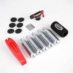 Portable CO2 Inflator Kit for Bikes with Repair Tools