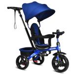 INFANS 4-in-1 Adjustable Kids Tricycle (Blue)