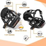 Bucklos Toe Clips and Straps for Bikes