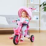 7-in-1 Folding Kids Trike with Storage, Pink