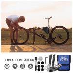 Bike Tire Repair Kit with Pump and Tools