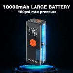 Portable Electric Bike Tire Inflator with LED Light
