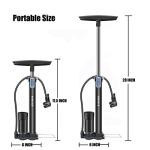 VIMILOLO Portable Electric Bike Pump with Gauge