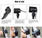 VIMILOLO Portable Electric Bike Pump with Gauge