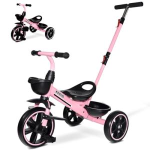 KRIDDO 2-in-1 Electric Tricycle for Toddlers