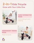 KRIDDO 2-in-1 Electric Tricycle for Toddlers
