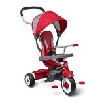 EZ Fold 4-in-1 Red Stroller Trike for Kids