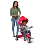 EZ Fold 4-in-1 Red Stroller Trike for Kids