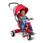 EZ Fold 4-in-1 Red Stroller Trike for Kids
