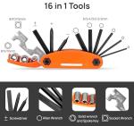 Portable Bike Repair Kit with Pump and Tools