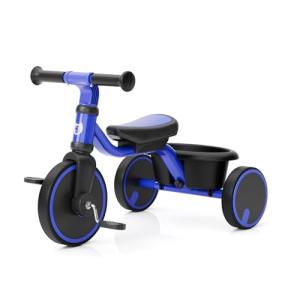 Kids Adjustable Tricycle with Storage Basket - Blue