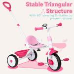 Liberry 2-in-1 Toddler Tricycle with Push Handle
