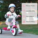 Liberry 2-in-1 Toddler Tricycle with Push Handle