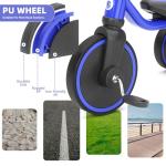 Kids Adjustable Tricycle with Storage Basket - Blue