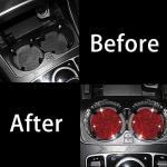 Stylish Rhinestone Cup Holder Coasters for Cars