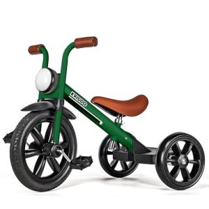 KRIDDO Adjustable Kids Tricycle for Ages 2-5
