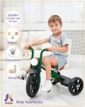 KRIDDO Adjustable Kids Tricycle for Ages 2-5