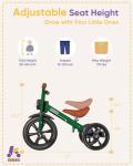 KRIDDO Adjustable Kids Tricycle for Ages 2-5