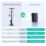 CYCPLUS Tiny Electric Bike Pump with Gauge