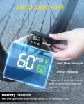 KEPEAK Mini Bike Pump with Digital Pressure Gauge