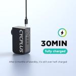 CYCPLUS Tiny Electric Bike Pump with Gauge