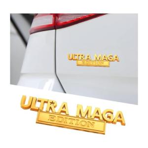 AICEL Ultra MAGA 3D Metal Car Emblem Stickers
