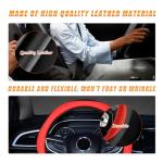 Ziciner Soft Leather Universal Steering Wheel Cover