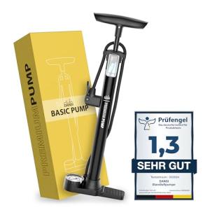 DANSI Electric Bike Pump with Gauge and Adapters