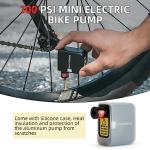 ROCKBROS Mini Electric Bike Tire Pump 100PSI