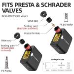ROCKBROS Mini Electric Bike Tire Pump 100PSI
