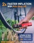 Portable Electric Bike Pump - 120PSI Inflator