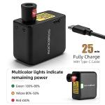 ROCKBROS Mini Electric Bike Tire Pump 100PSI