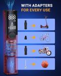 Portable Electric Bike Pump - 120PSI Inflator