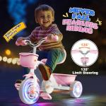 Colorful Toddler Tricycle with Adjustable Seat