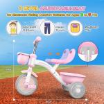 Colorful Toddler Tricycle with Adjustable Seat