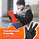 Kids Winter Cycling Gloves for Ages 4-12