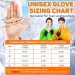 AURUZA Waterproof Winter Cycling Gloves for Men
