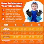Kids Winter Cycling Gloves for Ages 4-12