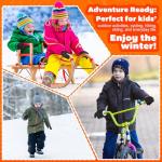 Kids Winter Cycling Gloves for Ages 4-12