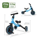 Besrey 5-in-1 Toddler Bike for Ages 1-4