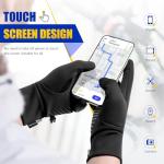Saliryj Winter Gloves Thermal Warm Touch Screen Gloves Bike Gloves Cycling Gloves for Driving，Cycling，Running，Hiking