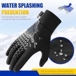 Saliryj Winter Gloves Thermal Warm Touch Screen Gloves Bike Gloves Cycling Gloves for Driving，Cycling，Running，Hiking