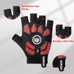 VigorGlove Biking Gloves for Men's Women's,Fingerless Extra Gel Padded Bicycle Gloves for MTB Cycling Workout Gloves-L