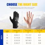 Saliryj Winter Gloves Thermal Warm Touch Screen Gloves Bike Gloves Cycling Gloves for Driving，Cycling，Running，Hiking